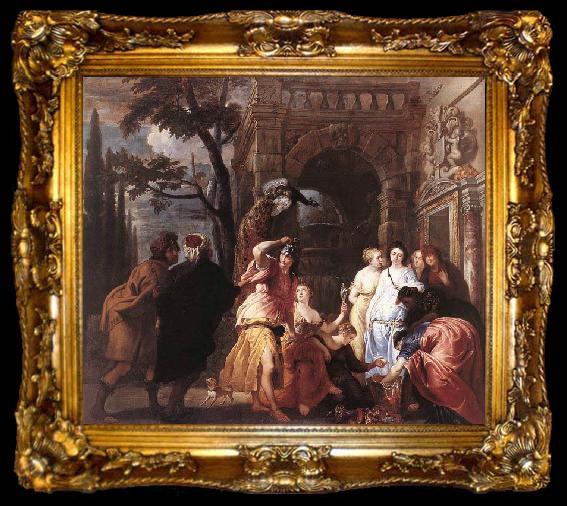 framed  Erasmus Quellinus Achilles among the Daughters of Lycomedes, ta009-2